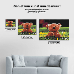 Diamond Painting - Beer in het gras - SEOS®