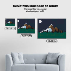 Diamond Painting - Bergen bij nacht - SEOS Shop ®