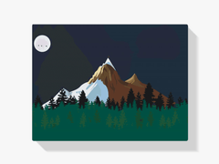 Diamond Painting - Bergen bij nacht - SEOS Shop ®