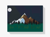 Diamond Painting - Bergen bij nacht - SEOS Shop ®
