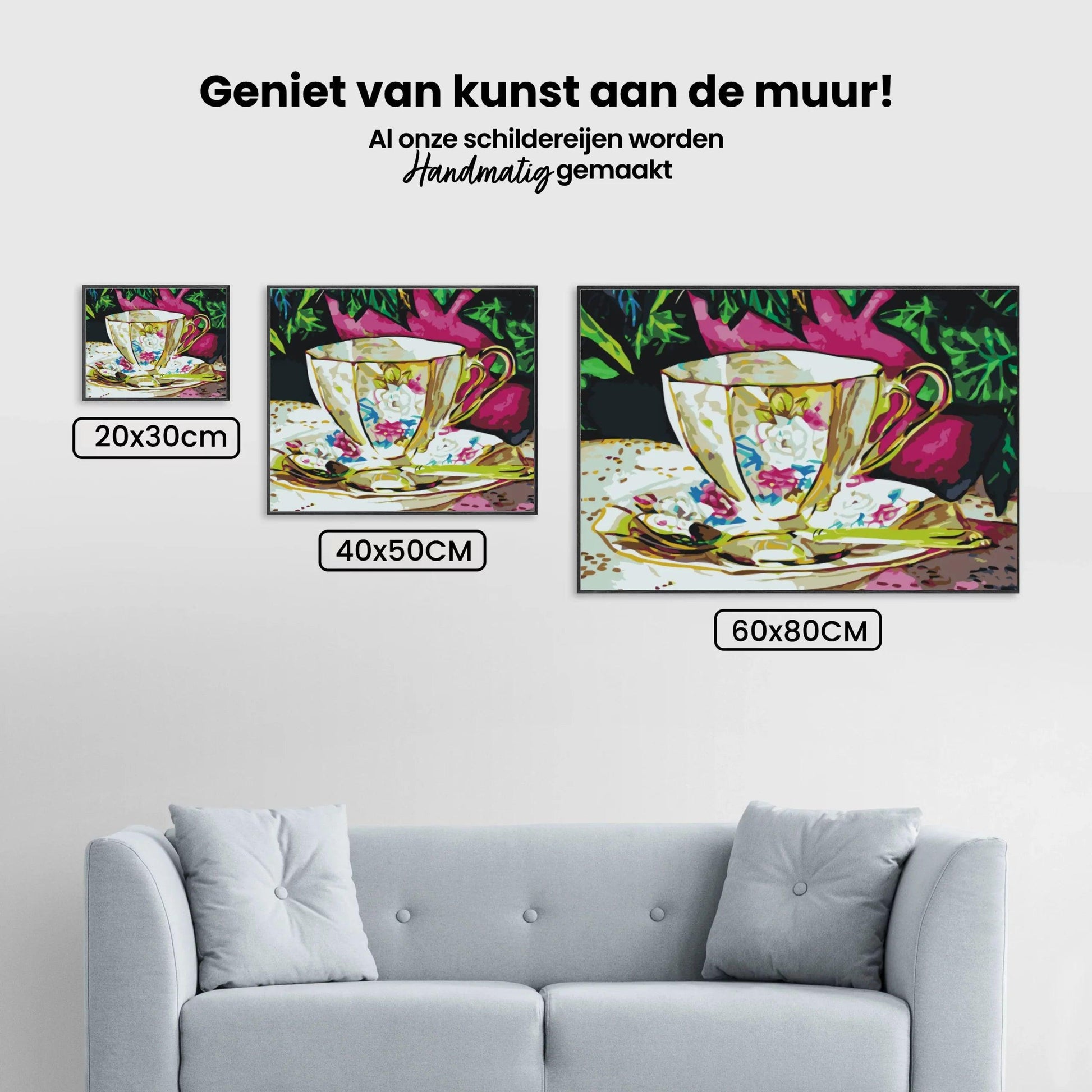Diamond Painting - Beschilderde keramische beker - SEOS Shop ®