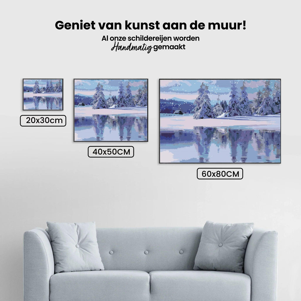 Diamond Painting - Besneeuwd landschap - SEOS Shop ®