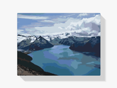 Diamond Painting - Besneeuwde bergen bij het meer - SEOS Shop ®