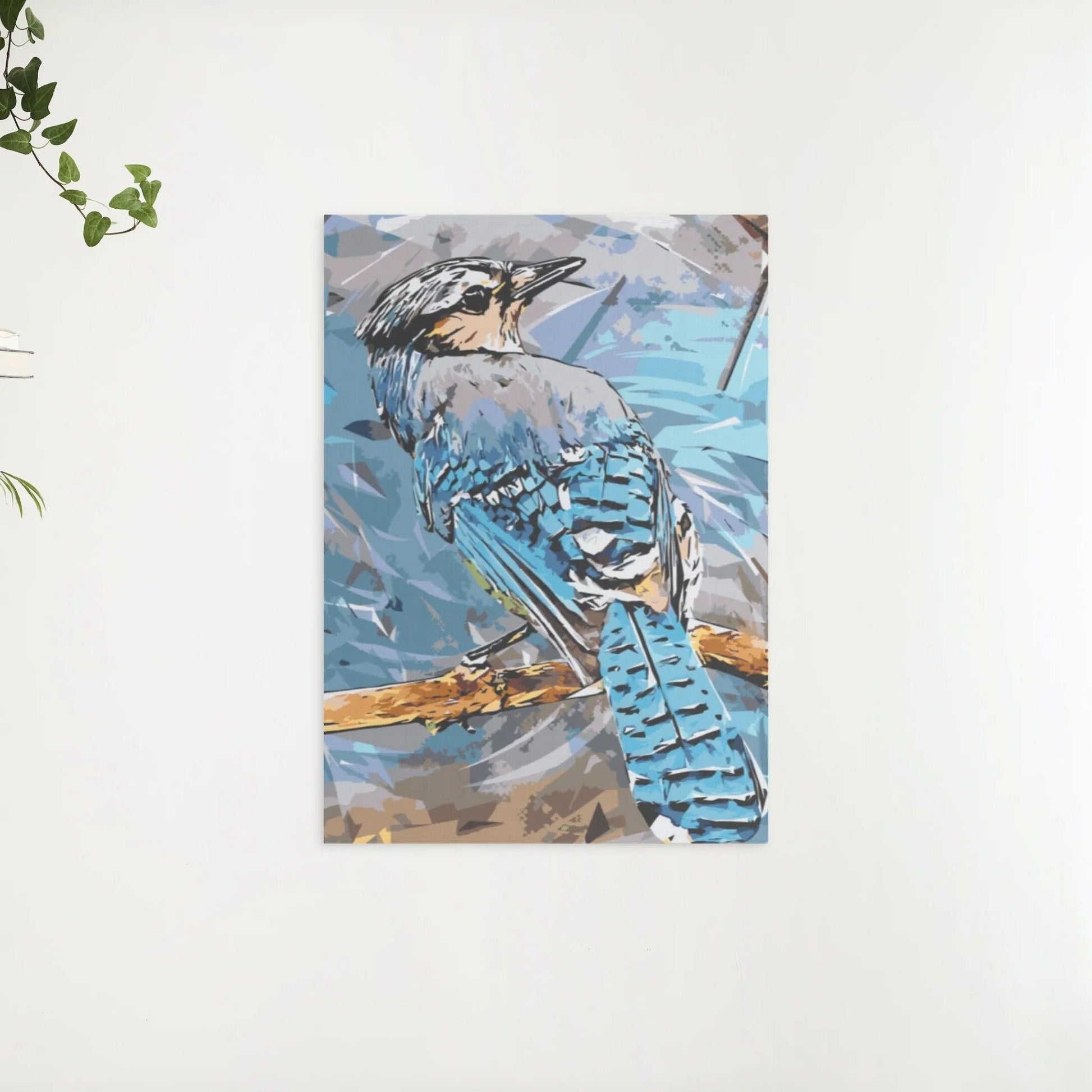 Diamond Painting - Blauwe Gaai vogel - SEOS®
