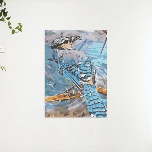 Diamond Painting - Blauwe Gaai vogel - SEOS®