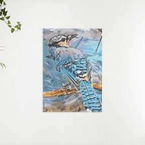Diamond Painting - Blauwe Gaai vogel - SEOS®