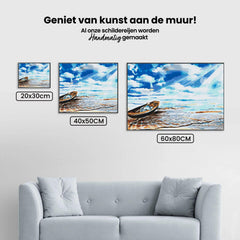 Diamond Painting - Boot aan de rand van de zee - SEOS Shop ®