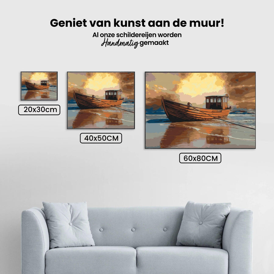 Diamond Painting - Boot op zee 2 - SEOS Shop ®
