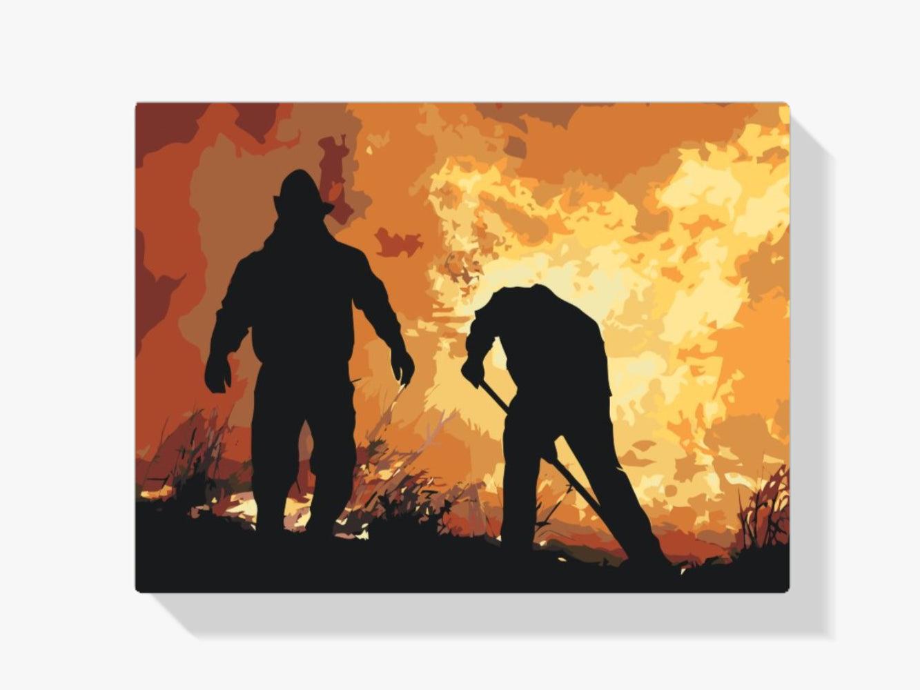 Diamond Painting - Brandweermannen in actie - SEOS Shop ®