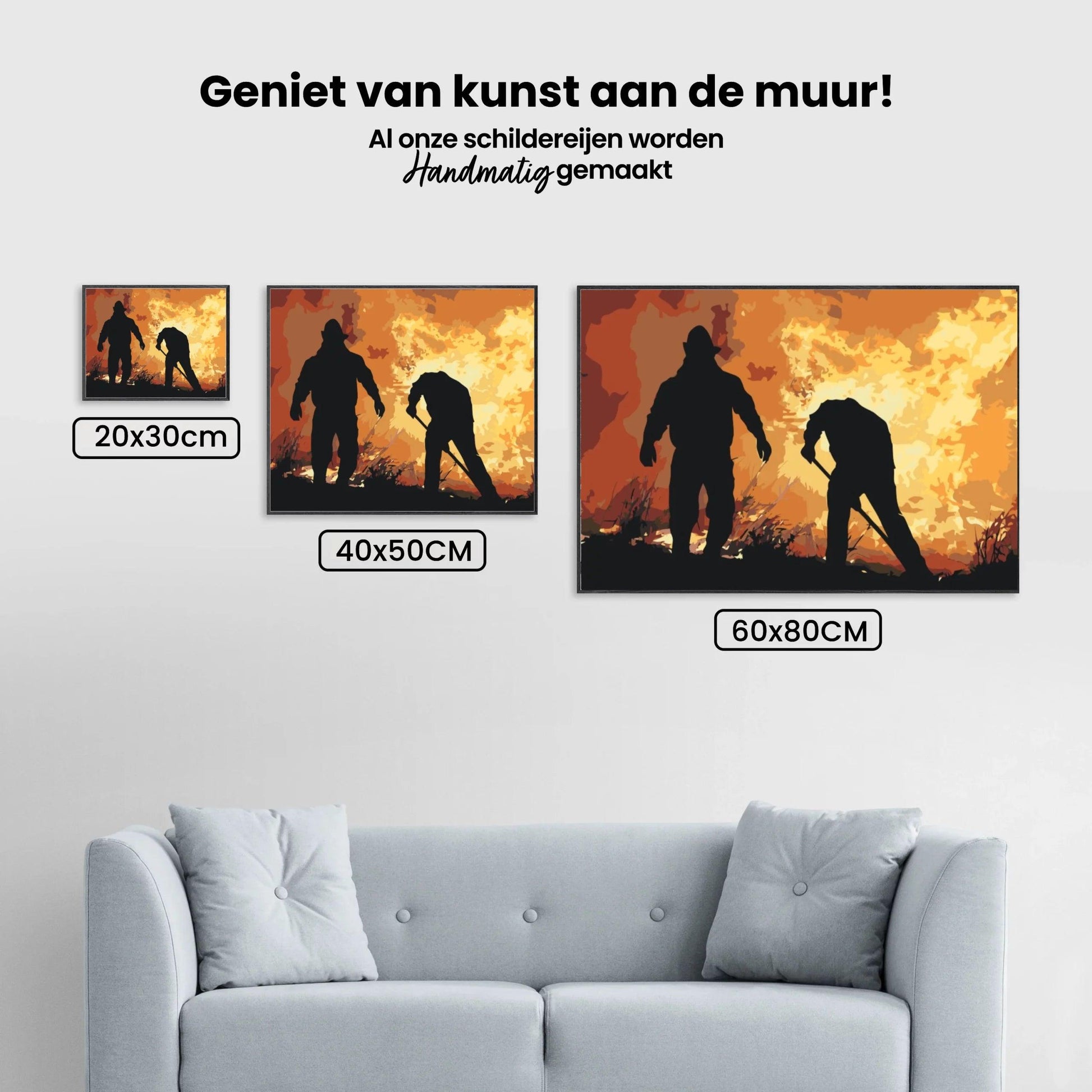 Diamond Painting - Brandweermannen in actie - SEOS Shop ®