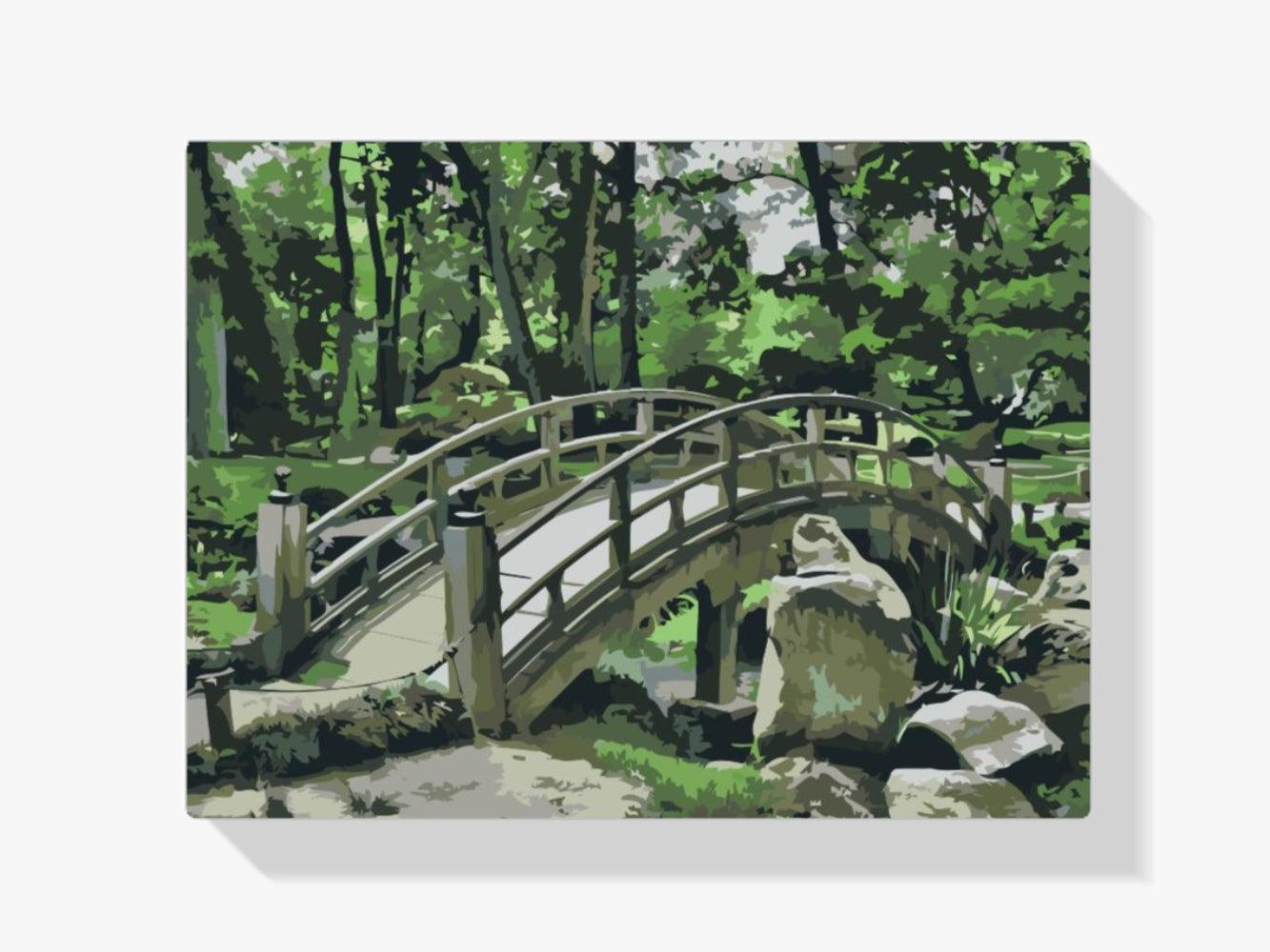 Diamond Painting - Brug in de tuin - SEOS Shop ®