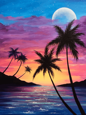 Diamond Painting - Caribische zonsondergang - SEOS Shop ®