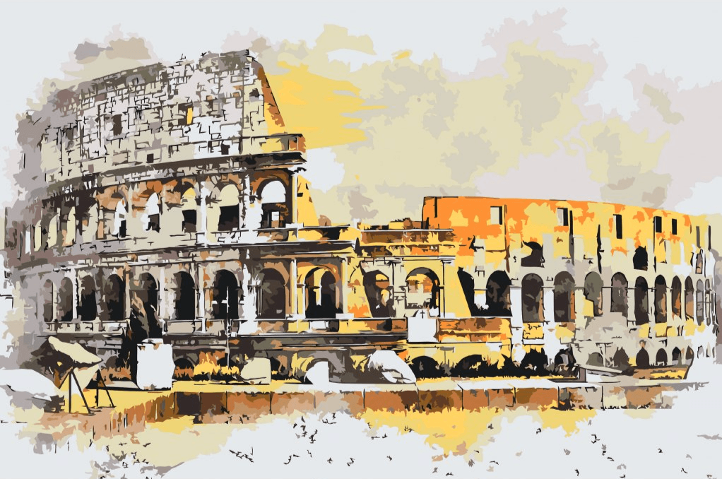 Diamond Painting - Colosseum illustraties - SEOS Shop ®