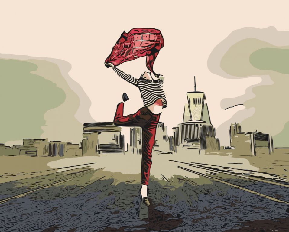 Diamond Painting - Dansen in de straten van de stad - SEOS Shop ®