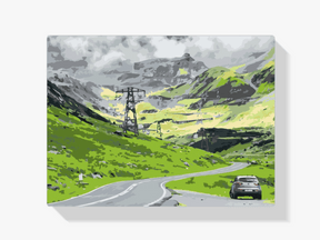 Diamond Painting - De Transfagarasan weg in Roemenië - SEOS Shop ®