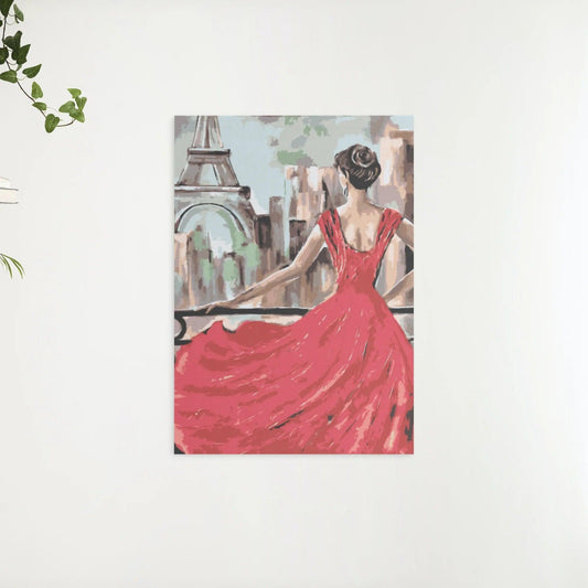 Diamond Painting - De dame in het rood - SEOS Shop ®