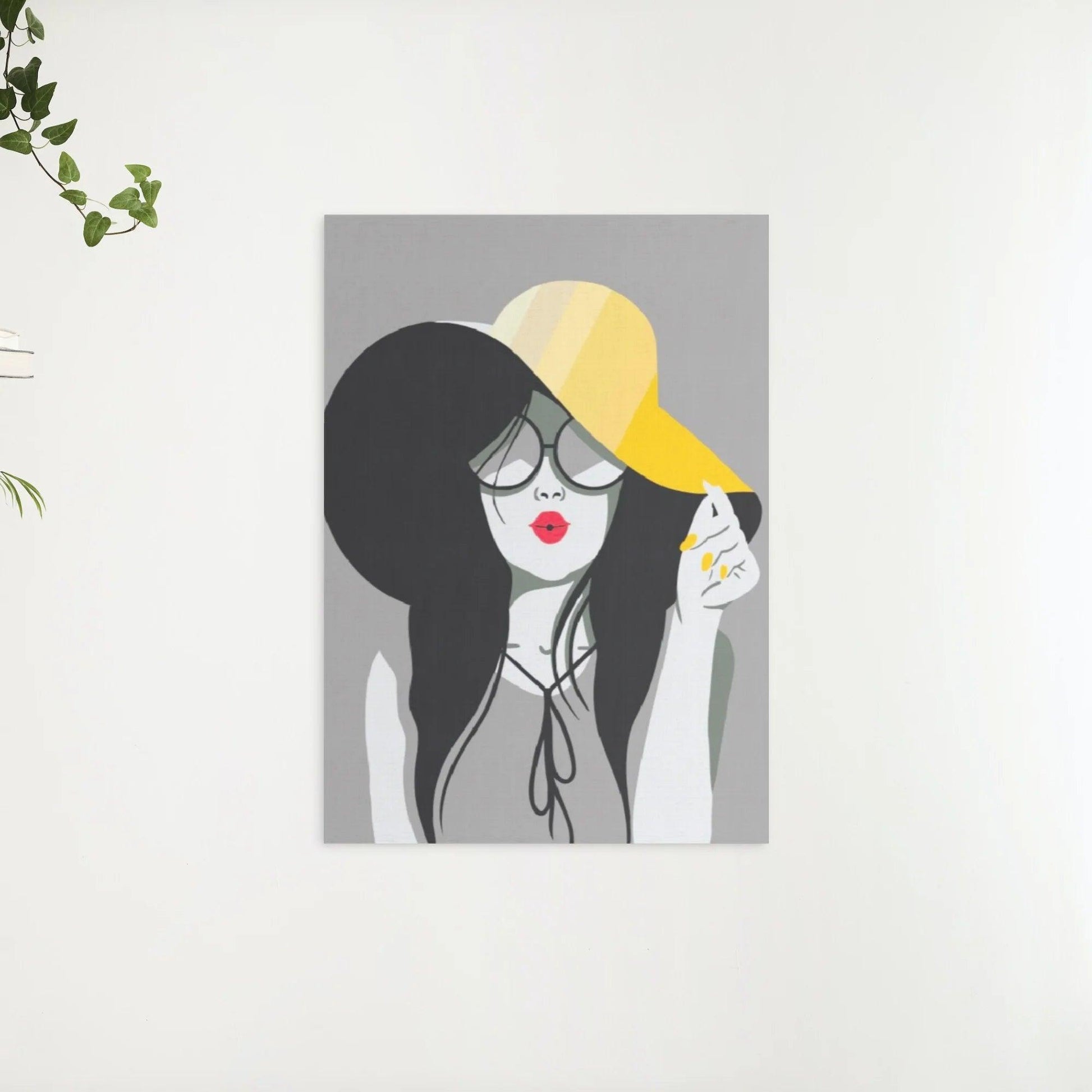 Diamond Painting - De dame met de gele hoed - SEOS Shop ®
