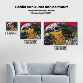 Diamond Painting - De kop van een papegaai - SEOS®