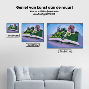 Diamond Painting - De molen op het boek - SEOS Shop ®