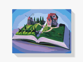 Diamond Painting - De molen op het boek - SEOS Shop ®