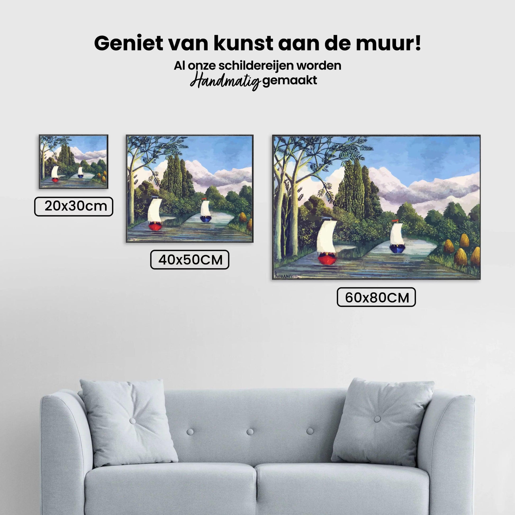 Diamond Painting - De oevers van de Oise - SEOS Shop ®