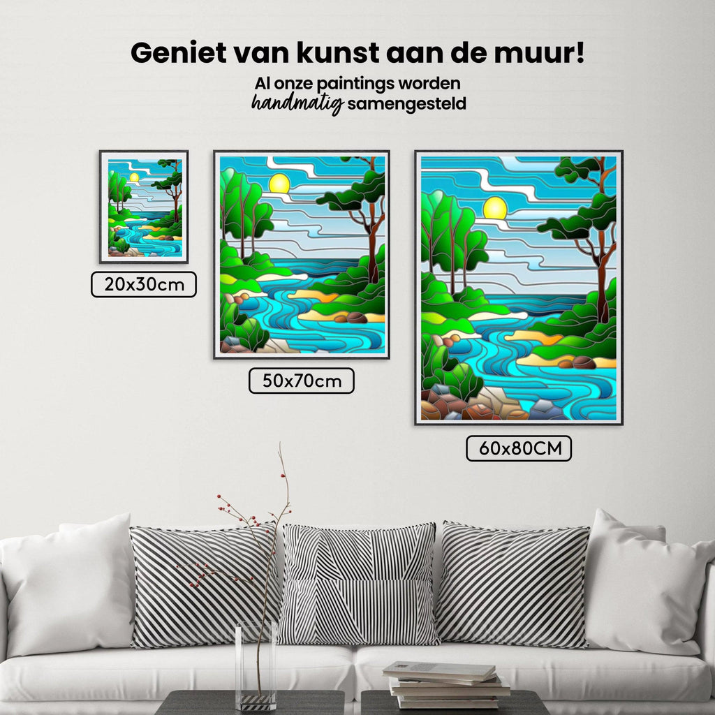 Diamond Painting - De rivier - SEOS Shop ®