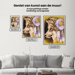 Diamond Painting - De wolf en de dromenvanger - SEOS®