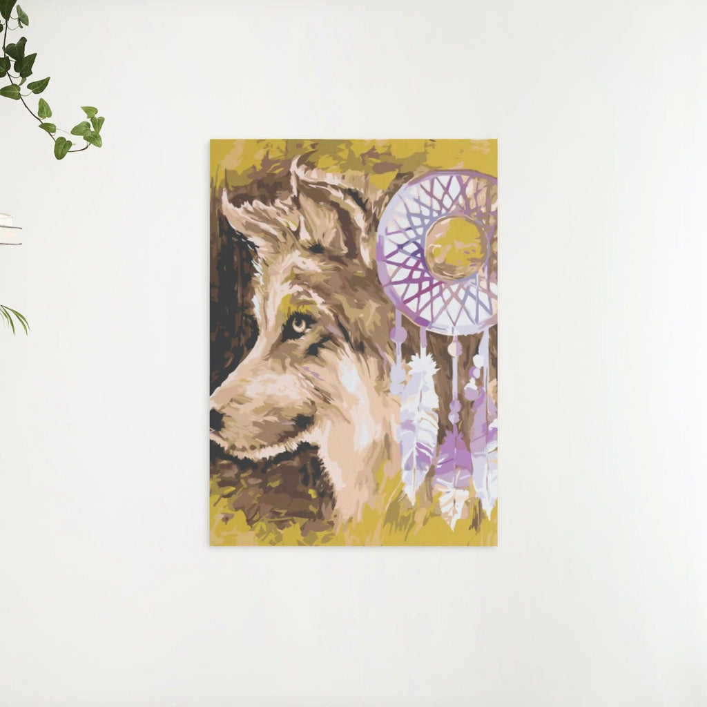 Diamond Painting - De wolf en de dromenvanger - SEOS®