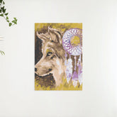 Diamond Painting - De wolf en de dromenvanger - SEOS®
