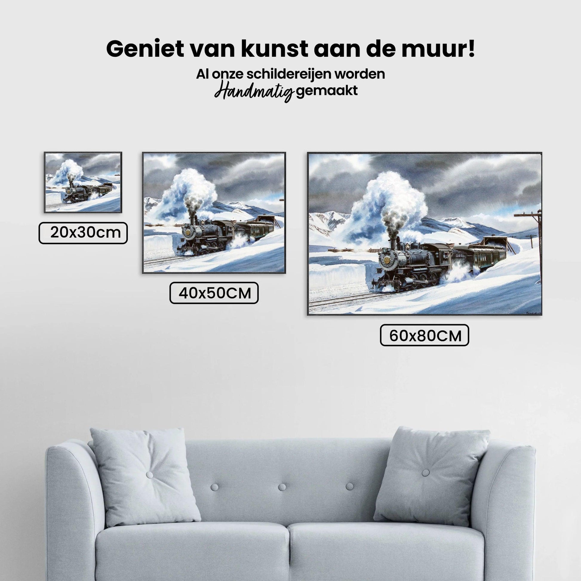 Diamond Painting - Denver en Salt Lake-spoorweg - SEOS Shop ®