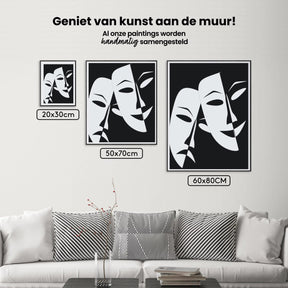 Diamond Painting - Drama vs. komedie - SEOS Shop ®
