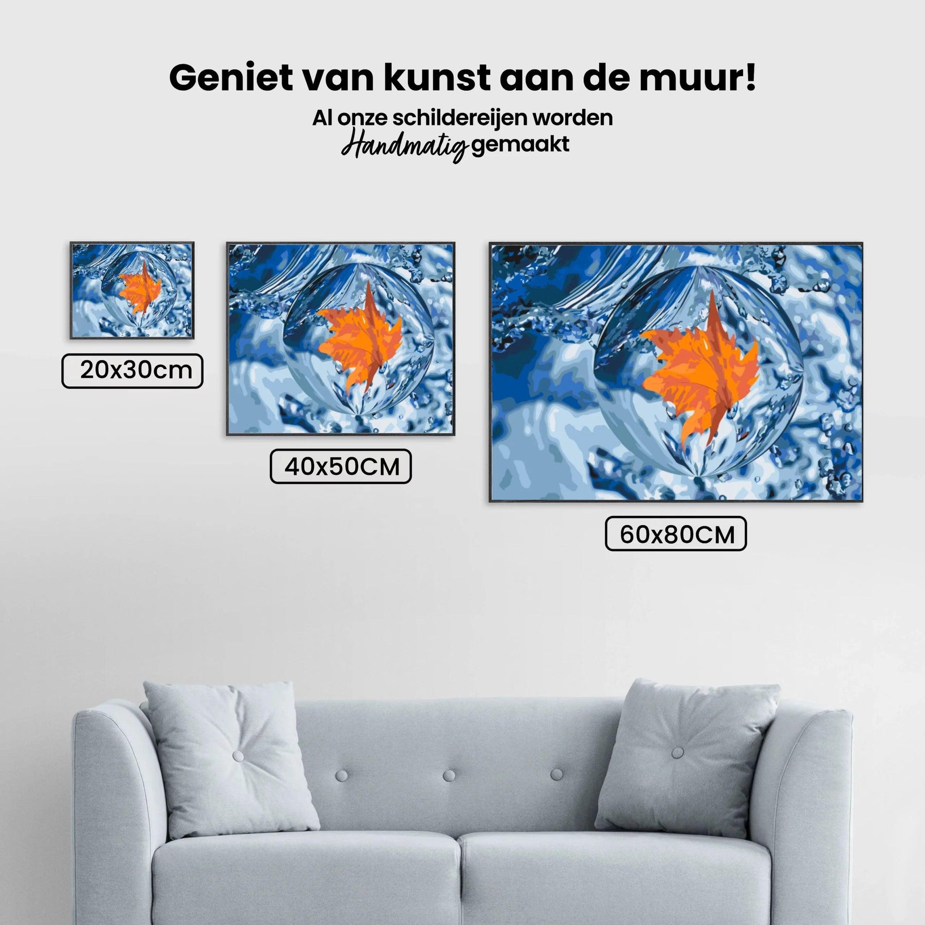 Diamond Painting - Een blad in een druppel - SEOS Shop ®