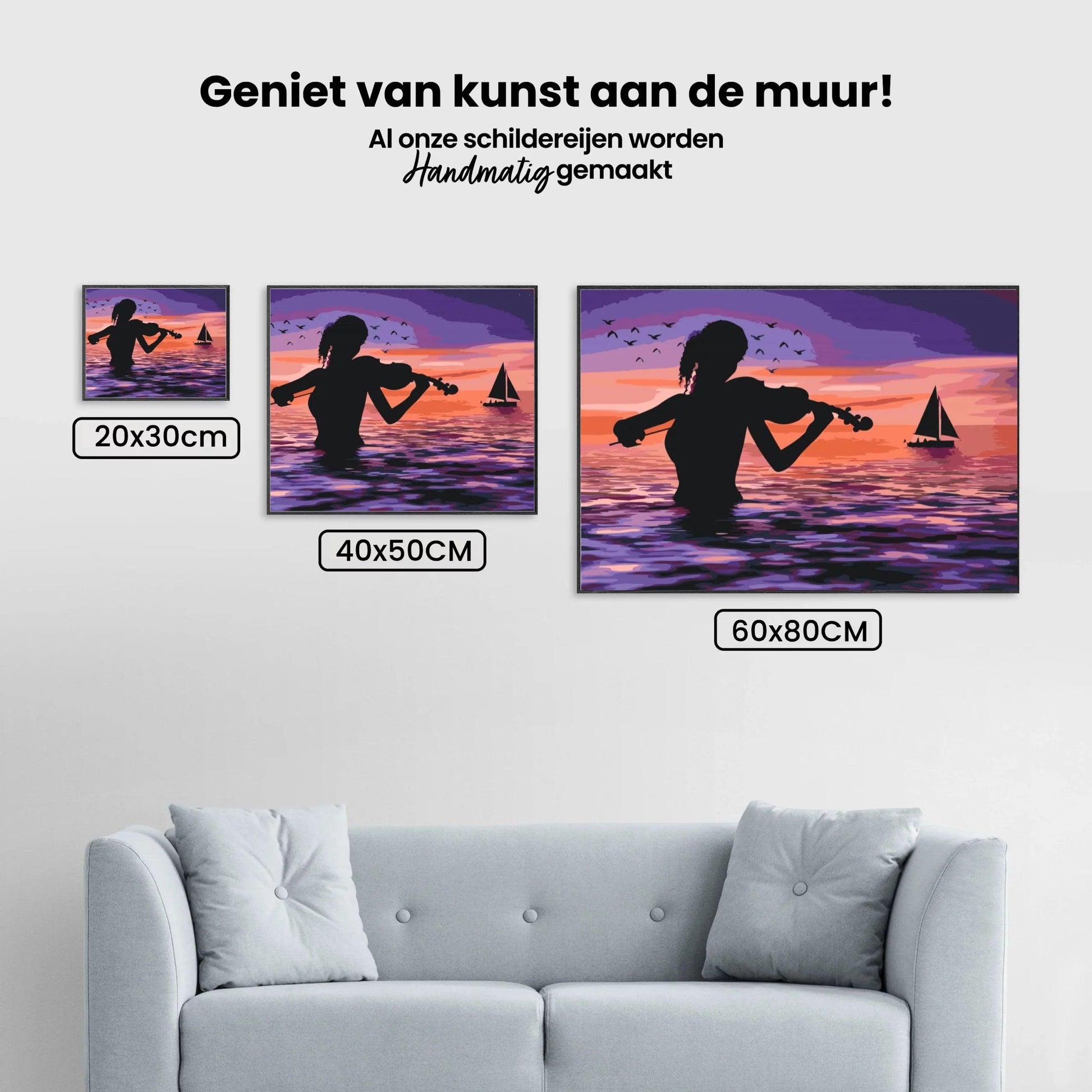 Diamond Painting - Een paddenstoel speler in de zee - SEOS Shop ®