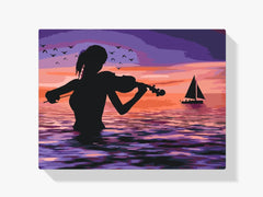 Diamond Painting - Een paddenstoel speler in de zee - SEOS Shop ®