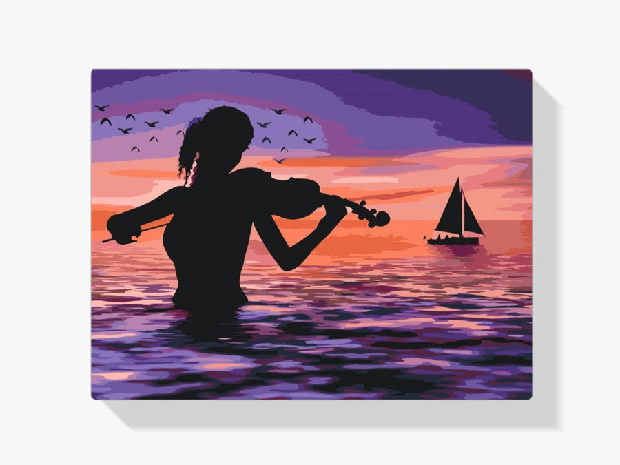 Diamond Painting - Een paddenstoel speler in de zee - SEOS Shop ®