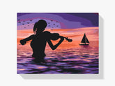 Diamond Painting - Een paddenstoel speler in de zee - SEOS Shop ®