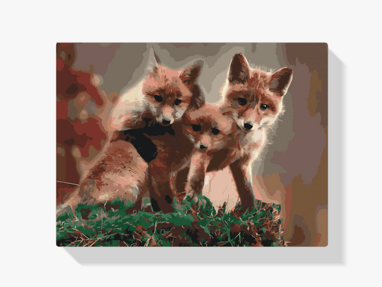 Diamond Painting - Een vossenwelp - SEOS®