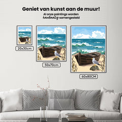 Diamond Painting - Eenzame zeemeeuw - SEOS®