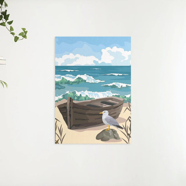 Diamond Painting - Eenzame zeemeeuw - SEOS®