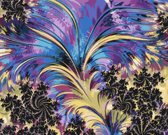 Diamond Painting -  Fractale veren - SEOS Shop ®