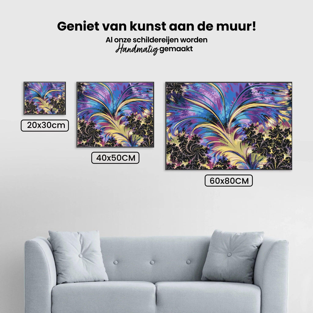 Diamond Painting -  Fractale veren - SEOS Shop ®