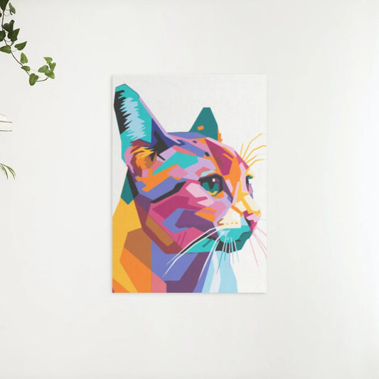 Diamond Painting - Geometrische kat - SEOS®