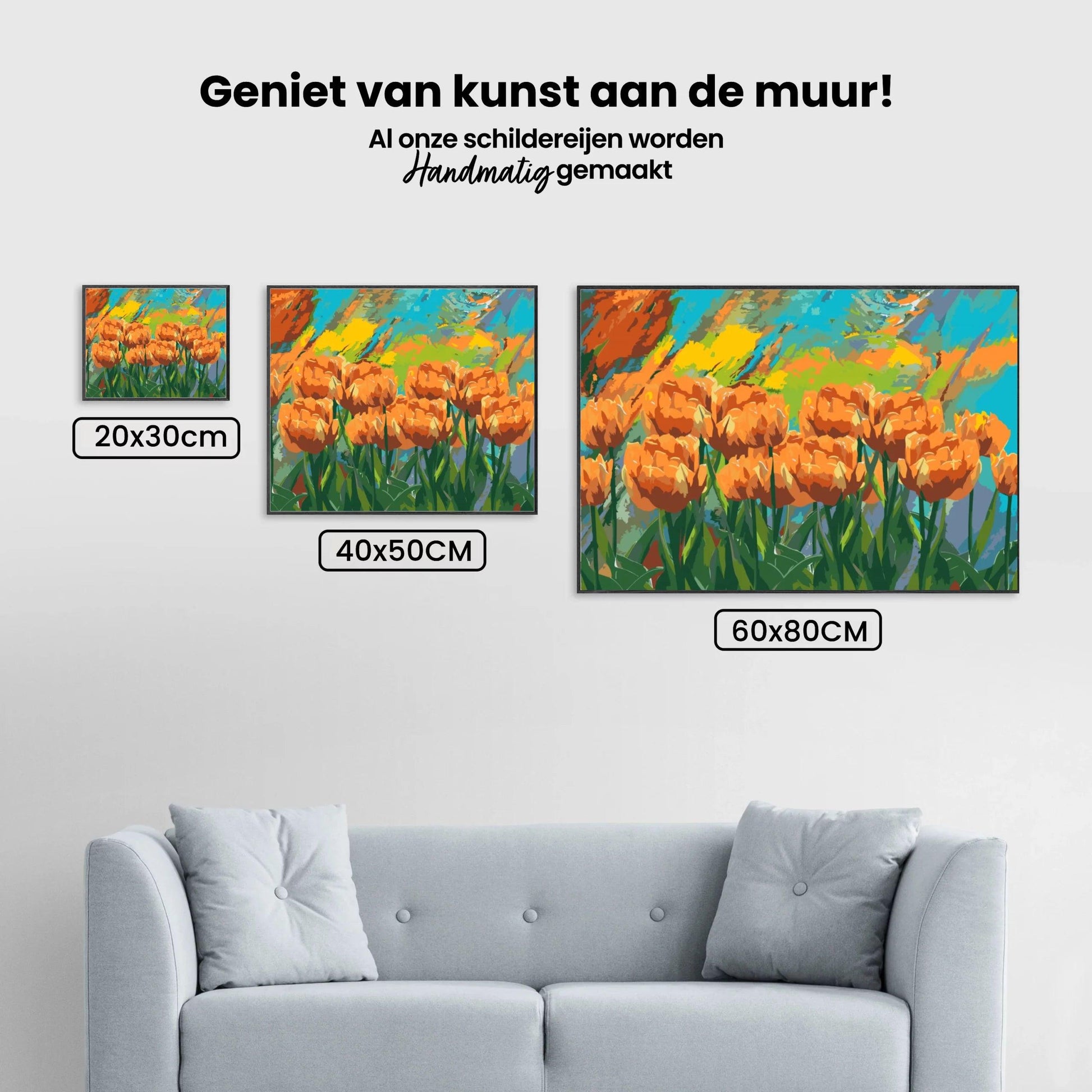 Diamond Painting - Geschilderde tulpen - SEOS Shop ®