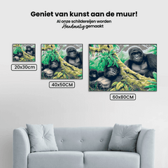 Diamond Painting - Gorilla familie - SEOS®