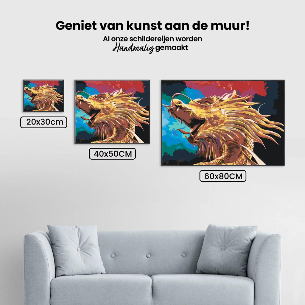 Diamond Painting - Gouden Draak - SEOS Shop ®