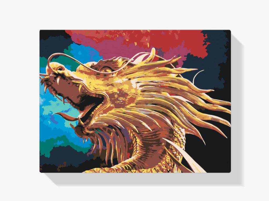 Diamond Painting - Gouden Draak - SEOS Shop ®