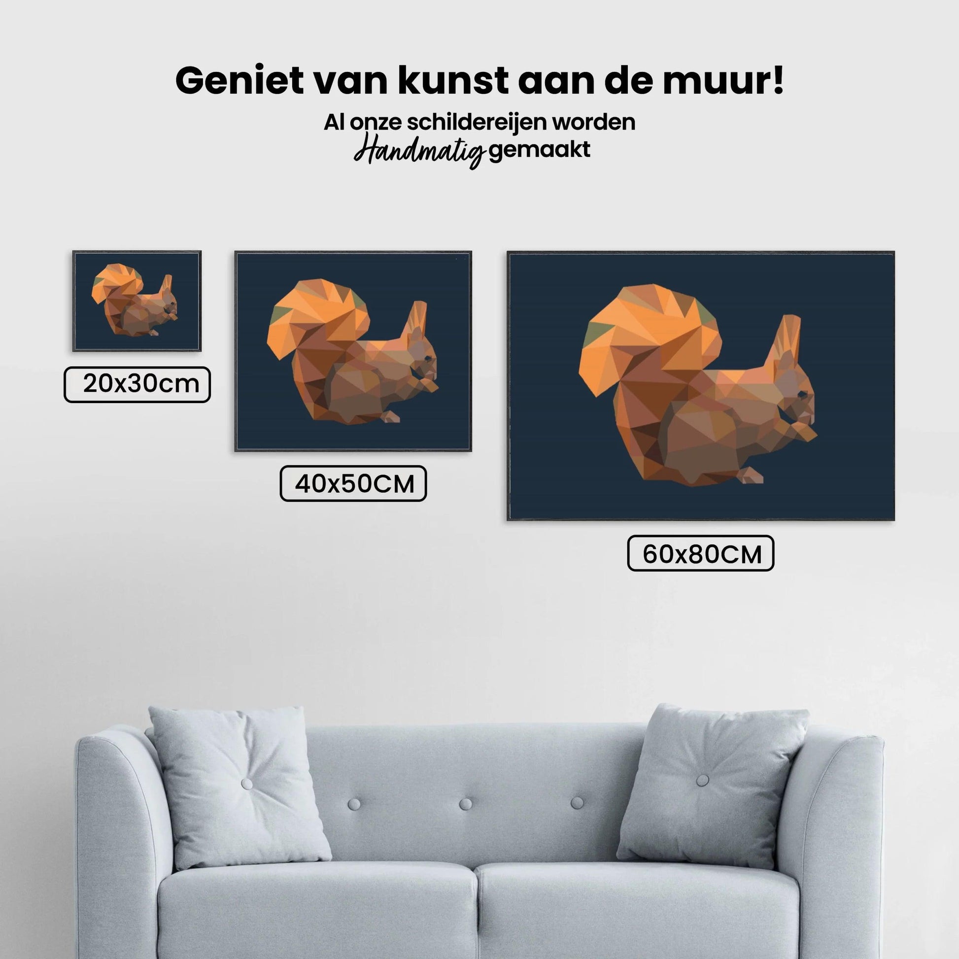 Diamond Painting - Grafische eekhoorn - SEOS Shop ®