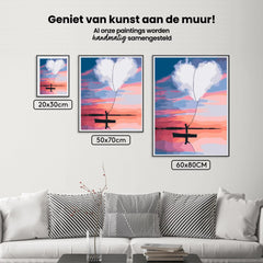 Diamond Painting - Hartje aan boot - SEOS Shop ®
