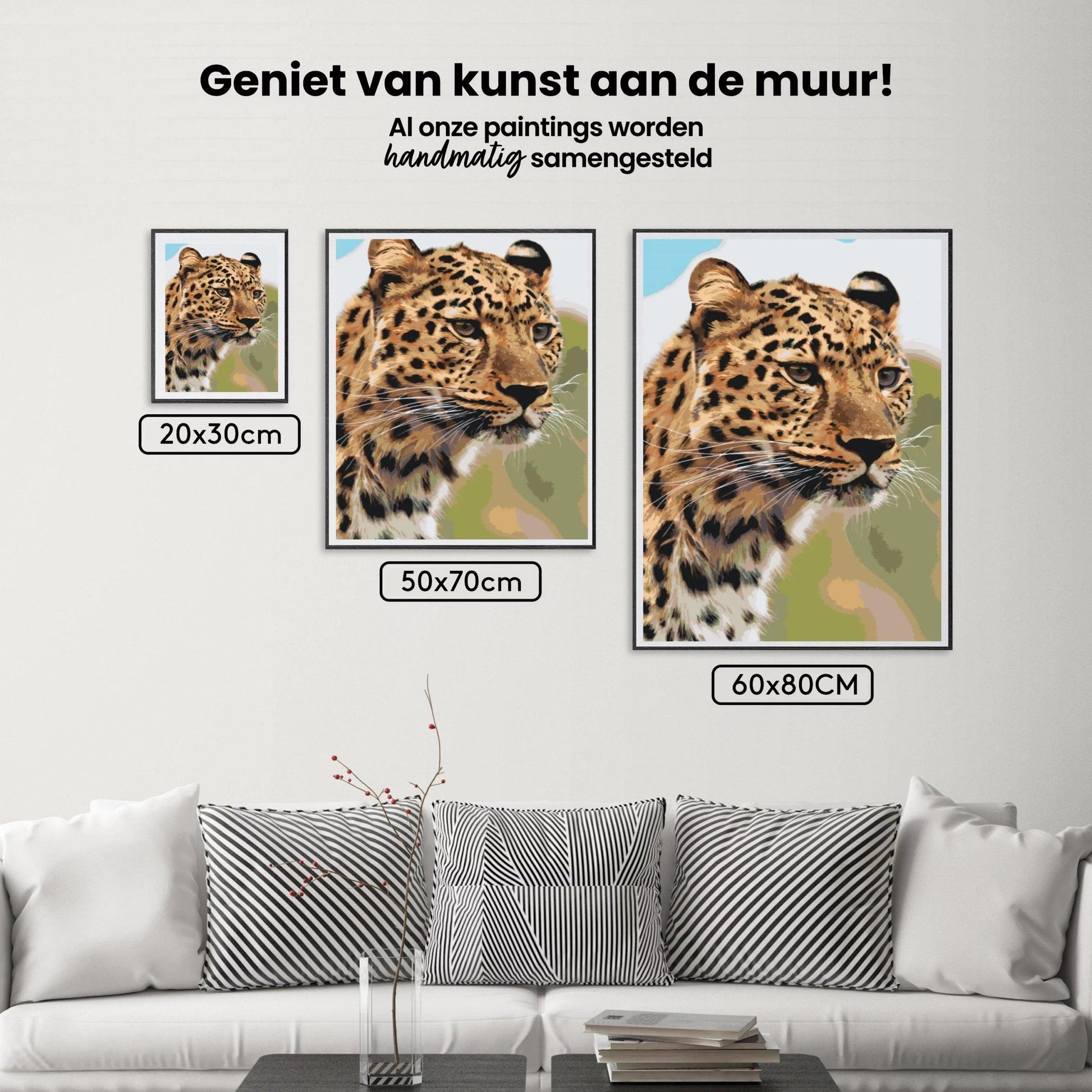 Diamond Painting - Het jachtzicht van een luipaard - SEOS®