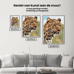Diamond Painting - Het jachtzicht van een luipaard - SEOS®